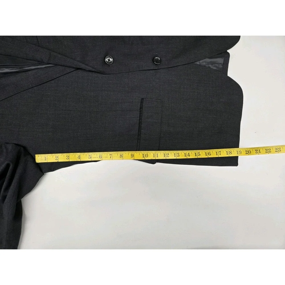 Bonobos Men's Slim Fit 2 Button Wool Blend‎ Blazer 15400 Charcoal Size 40R